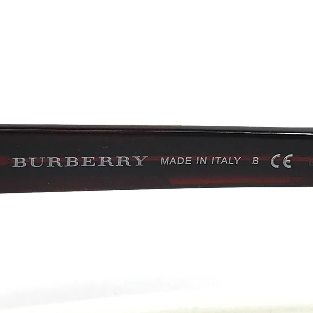 Burberry Eyeglasses Frames B 2121 3008 Burgundy Red Brown Wood Square 52-14-140